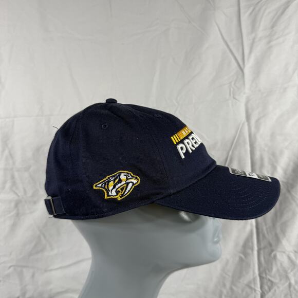 Nashville Predators Hat Cap Strap Back Navy Blue NHL Hockey Mens One Size - Picture 5 of 7